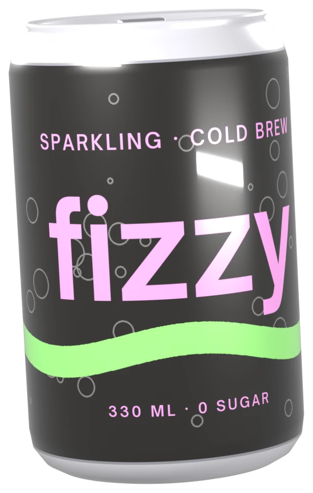Fizzy can, cold brew colorway